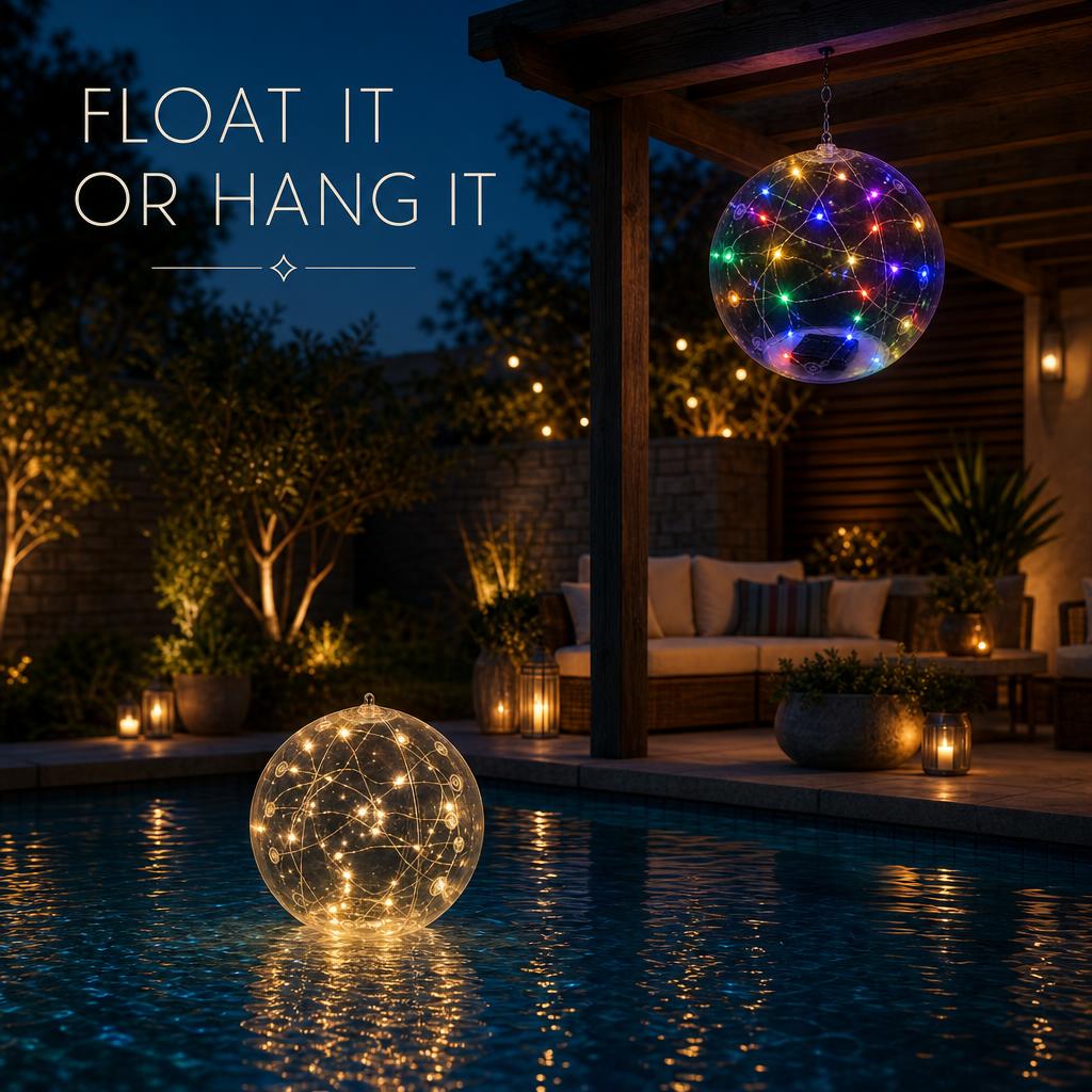 GlowOrb™ Solar Pool Lights body image 3