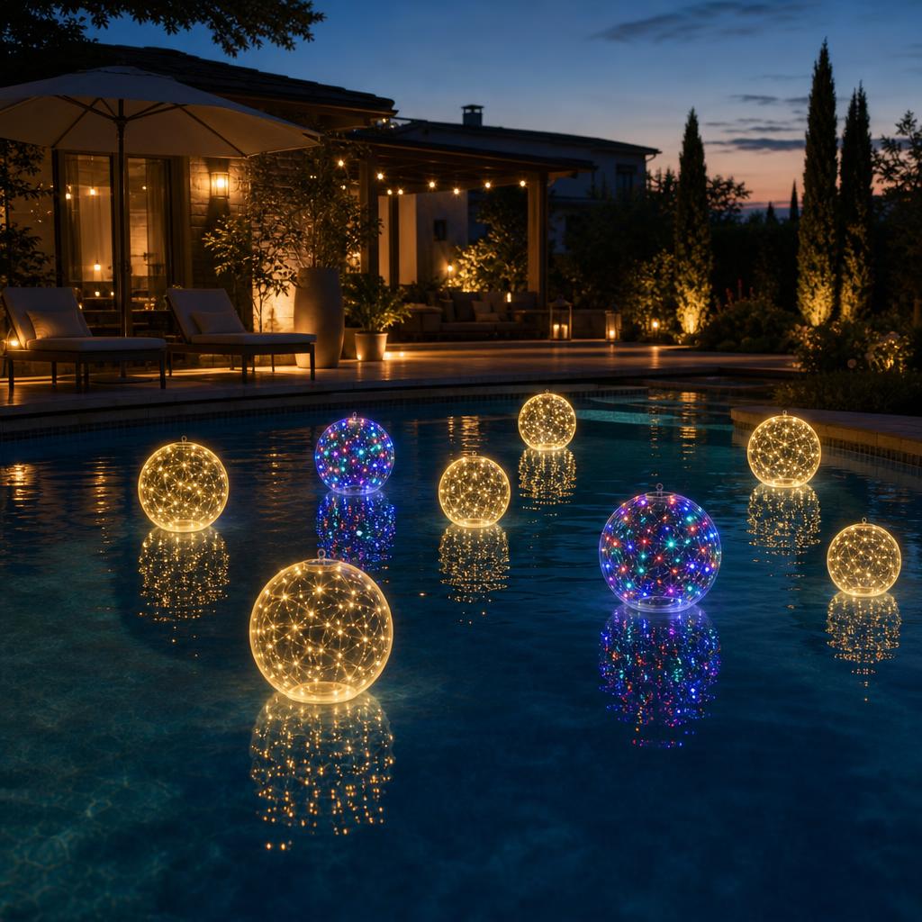 GlowOrb™ Solar Pool Lights carousel image 2