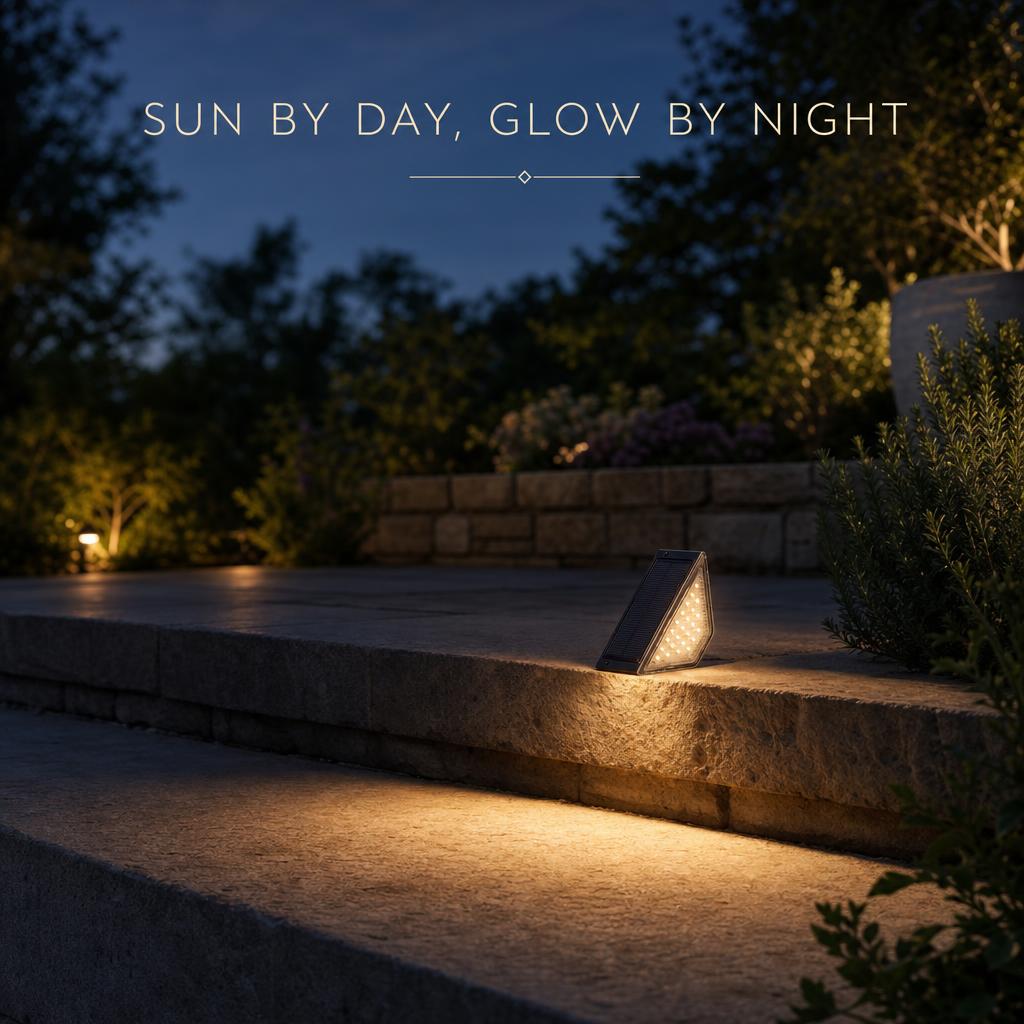 GlowStep™ Solar Step Lights body image 2