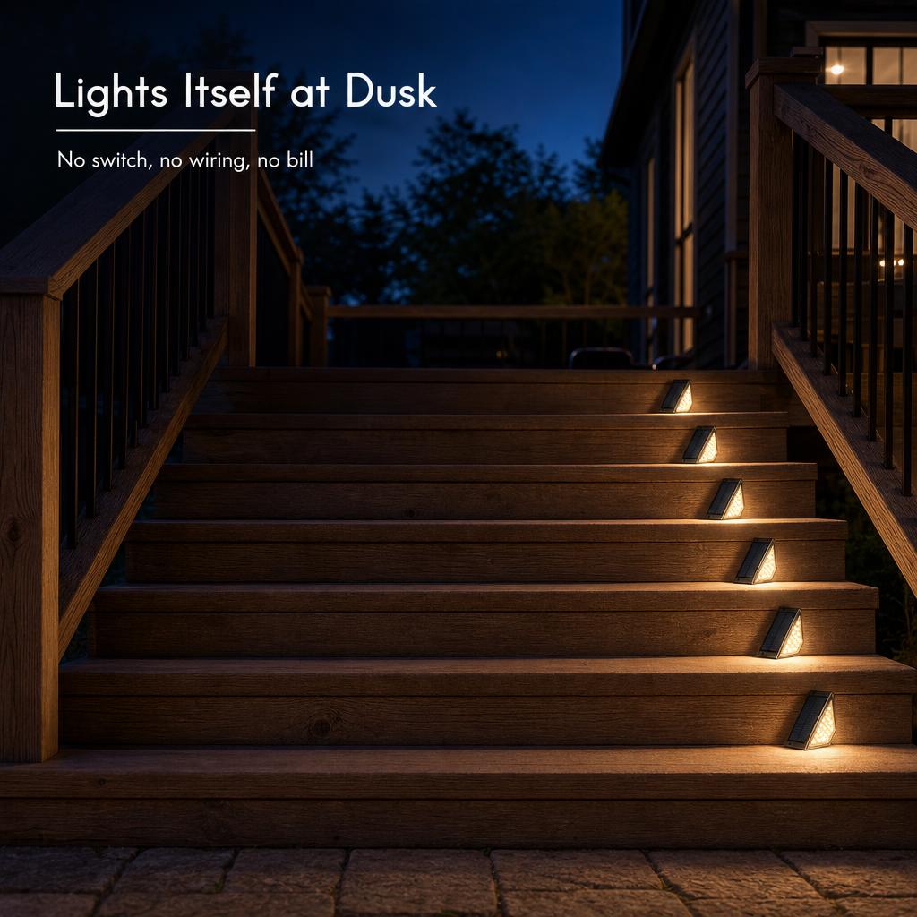 GlowStep™ Solar Step Lights carousel image 2