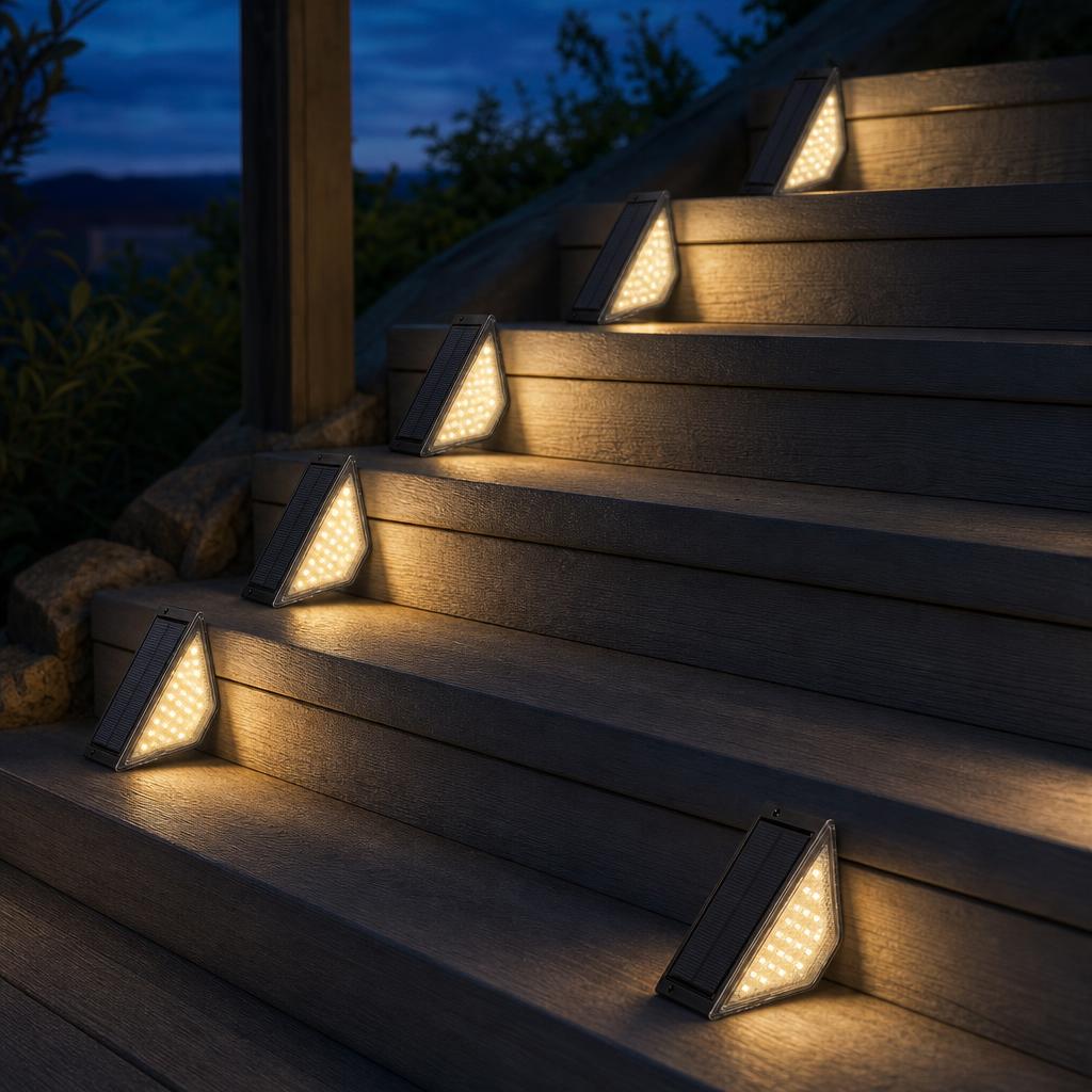 GlowStep™ Solar Step Lights carousel image 1