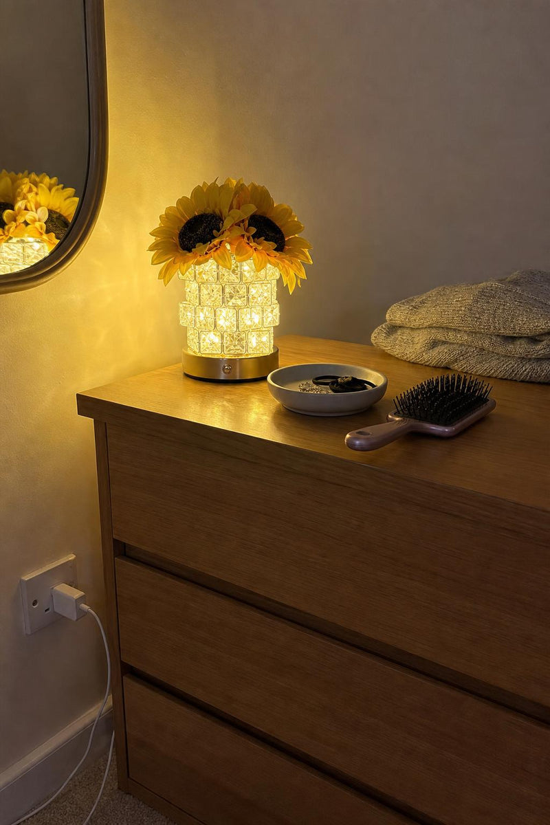 GoldenBloom™ Sunflower Crystal Lamp lifestyle image 5