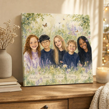 Grandma's Garden Personalized Canvas carousel image 4