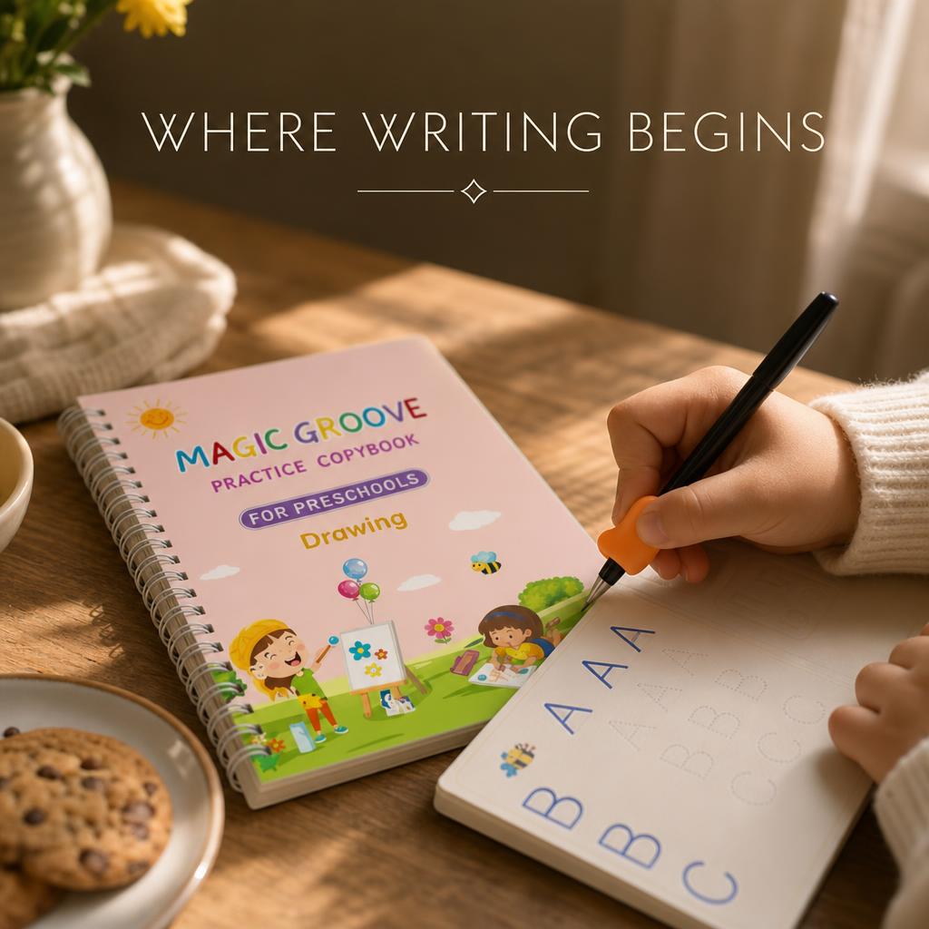 GrooveWrite™ Kids Magic Writing Books body image 1