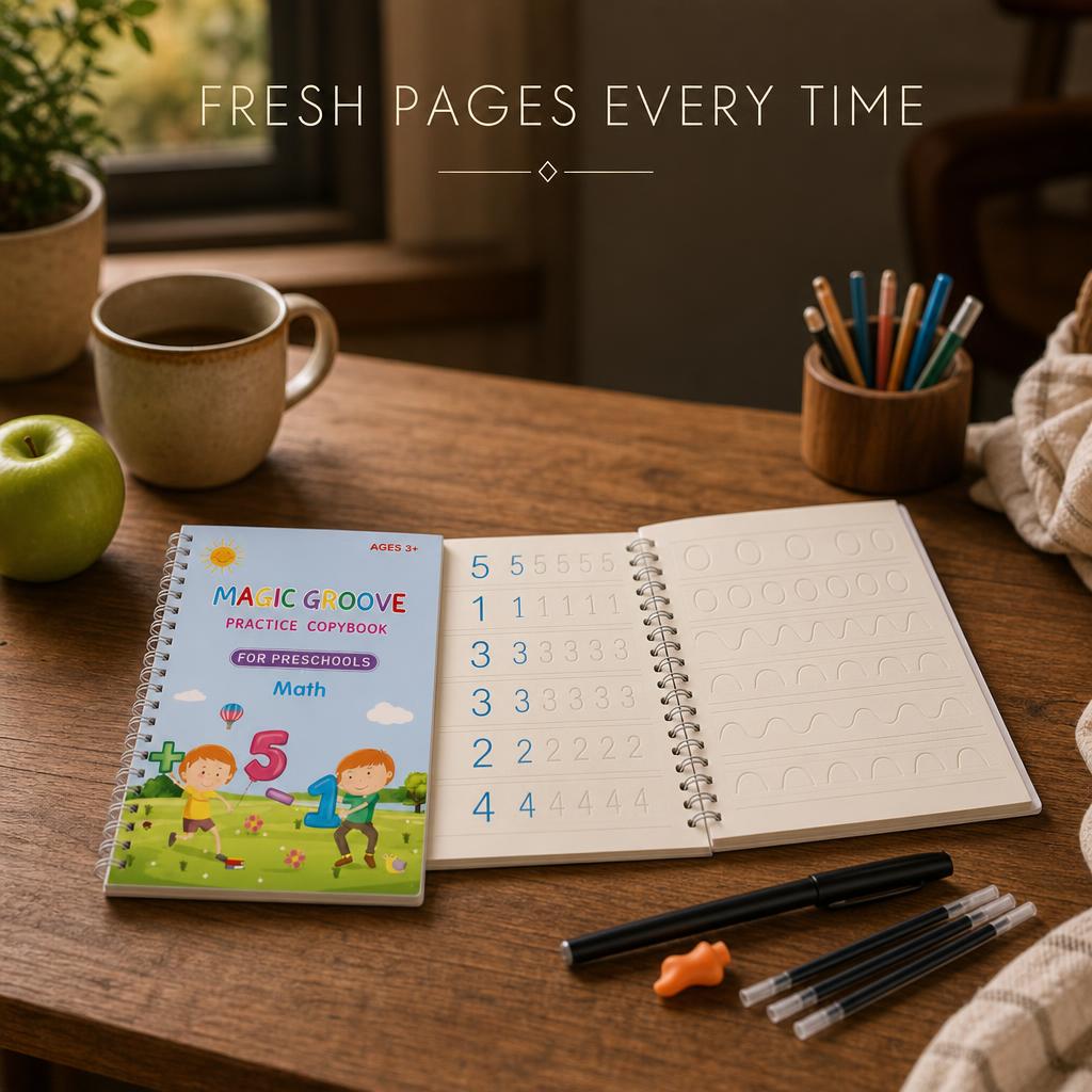 GrooveWrite™ Kids Magic Writing Books body image 2