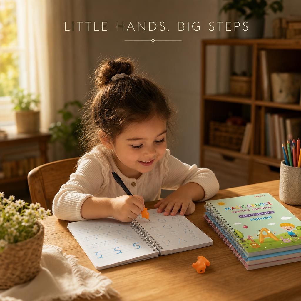 GrooveWrite™ Kids Magic Writing Books body image 3