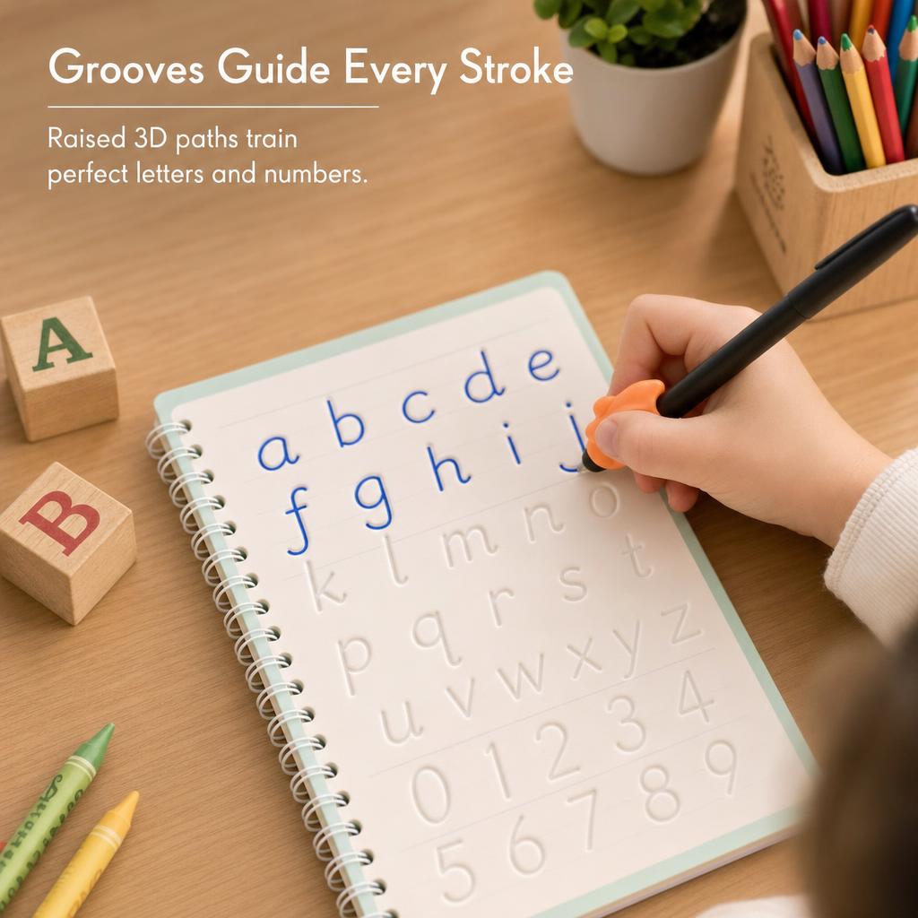 GrooveWrite™ Kids Magic Writing Books carousel image 2