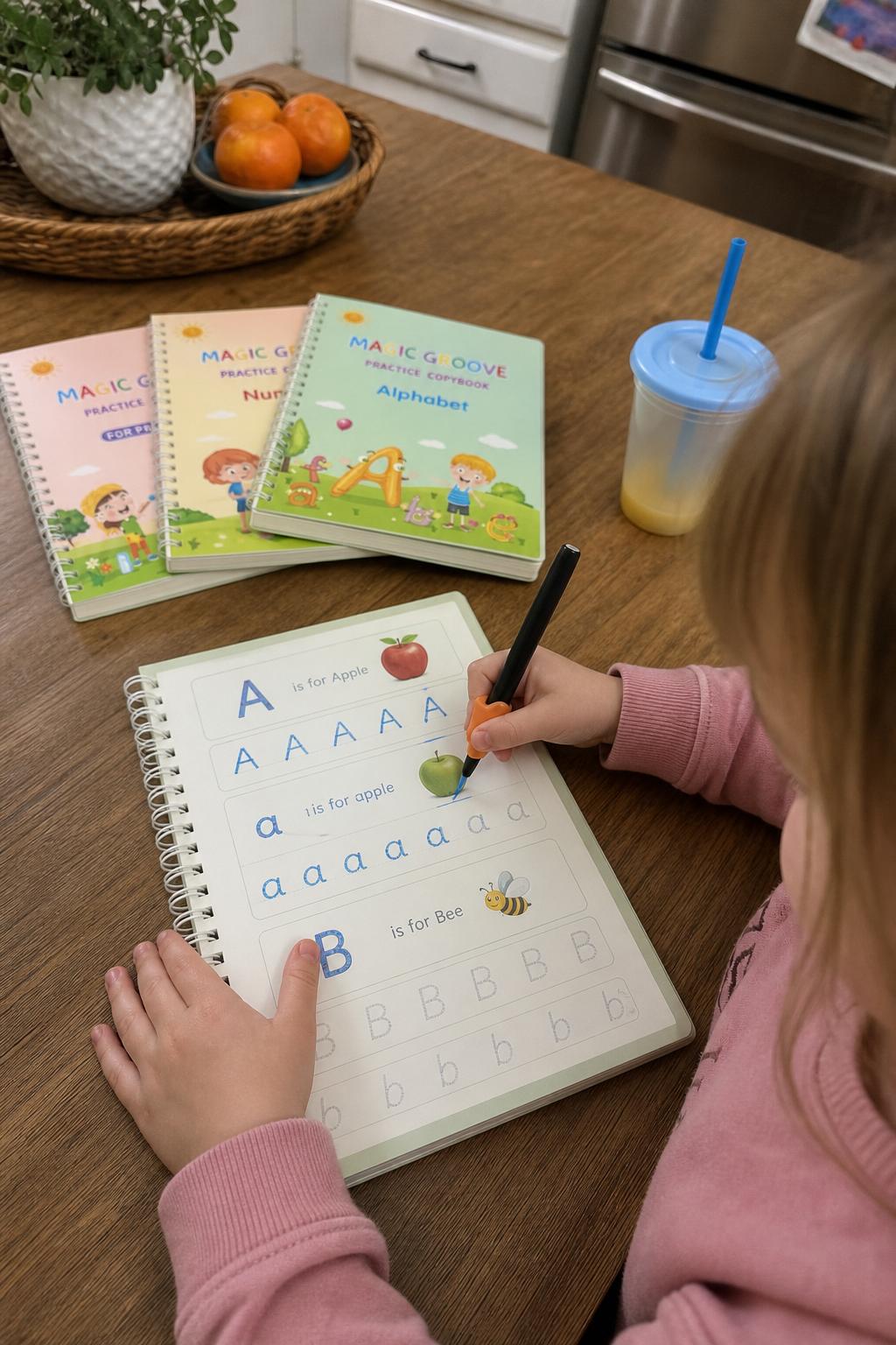 GrooveWrite™ Kids Magic Writing Books lifestyle image 1