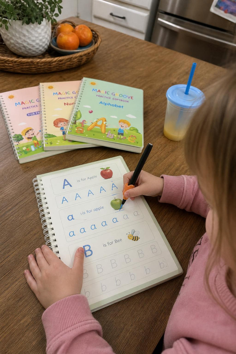 GrooveWrite™ Kids Magic Writing Books lifestyle image 1