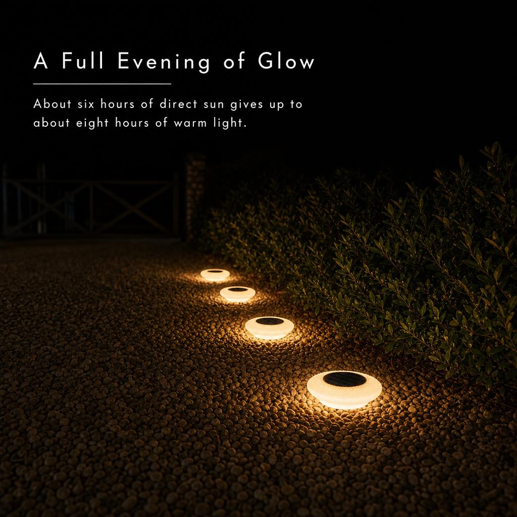 GroundGlow™ Solar Disk Lights carousel image 4
