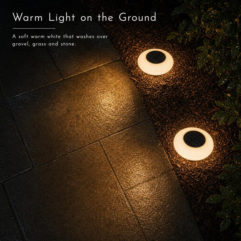 GroundGlow™ Solar Disk Lights carousel image 6