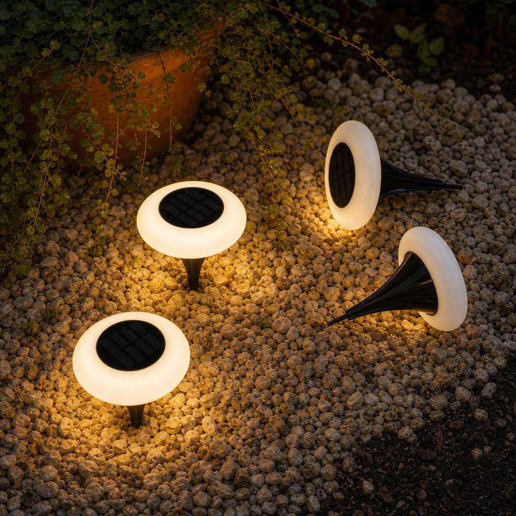 GroundGlow™ Solar Disk Lights carousel image 7