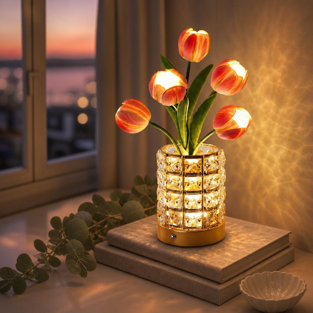 CrystalBloom™ Vase Lamp carousel image 7