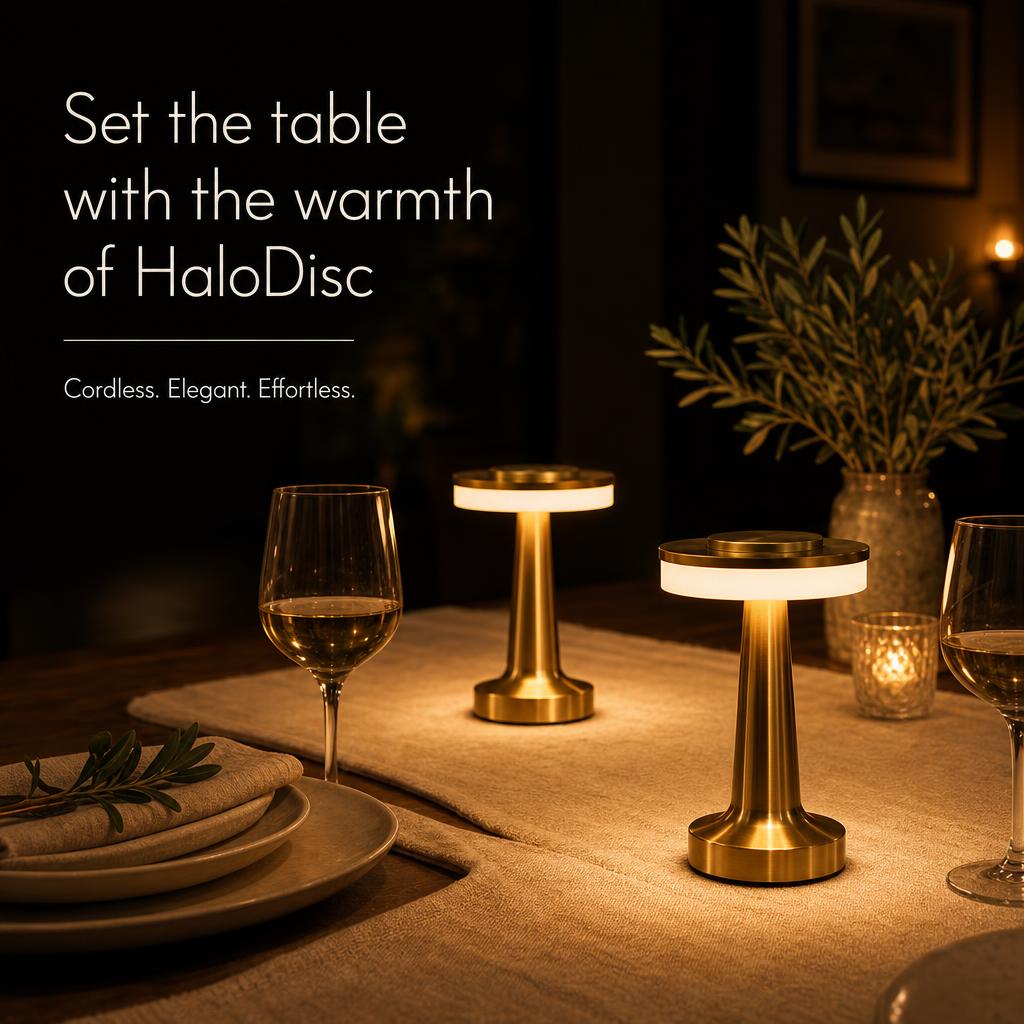 HaloDisc™ Table Lamps body image 1