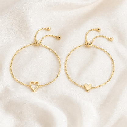 HeartLink™ Matching Heart Bracelet Set — One for You, One for Them carousel image 1