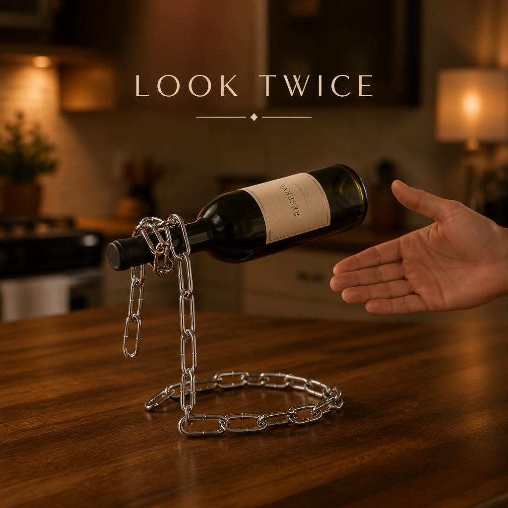 HoverWine™ Floating Wine Bottle Holder body image 1