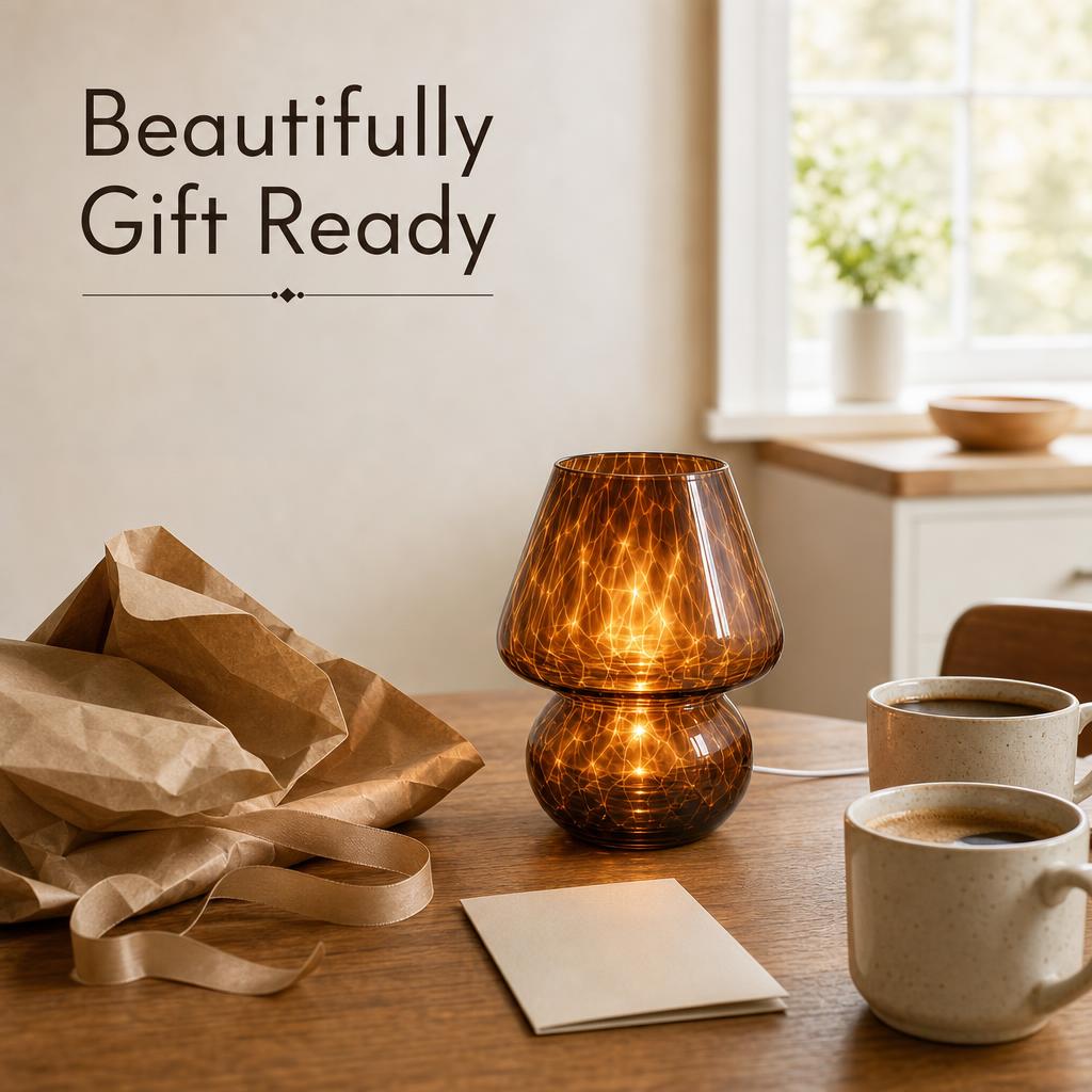 HushGlow™ Glass Table Lamp body image 2