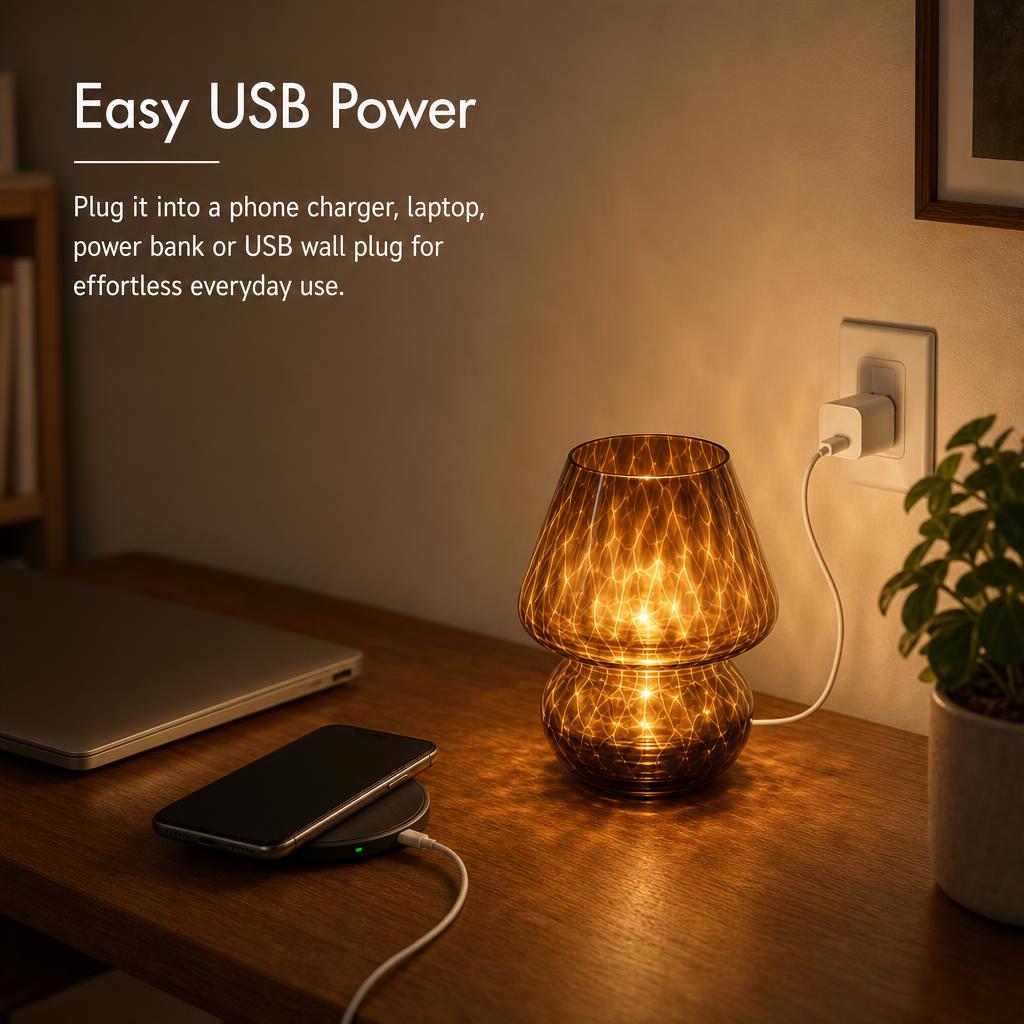 HushGlow™ Glass Table Lamp carousel image 4