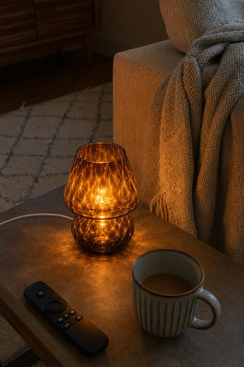 HushGlow™ Glass Table Lamp lifestyle image 3