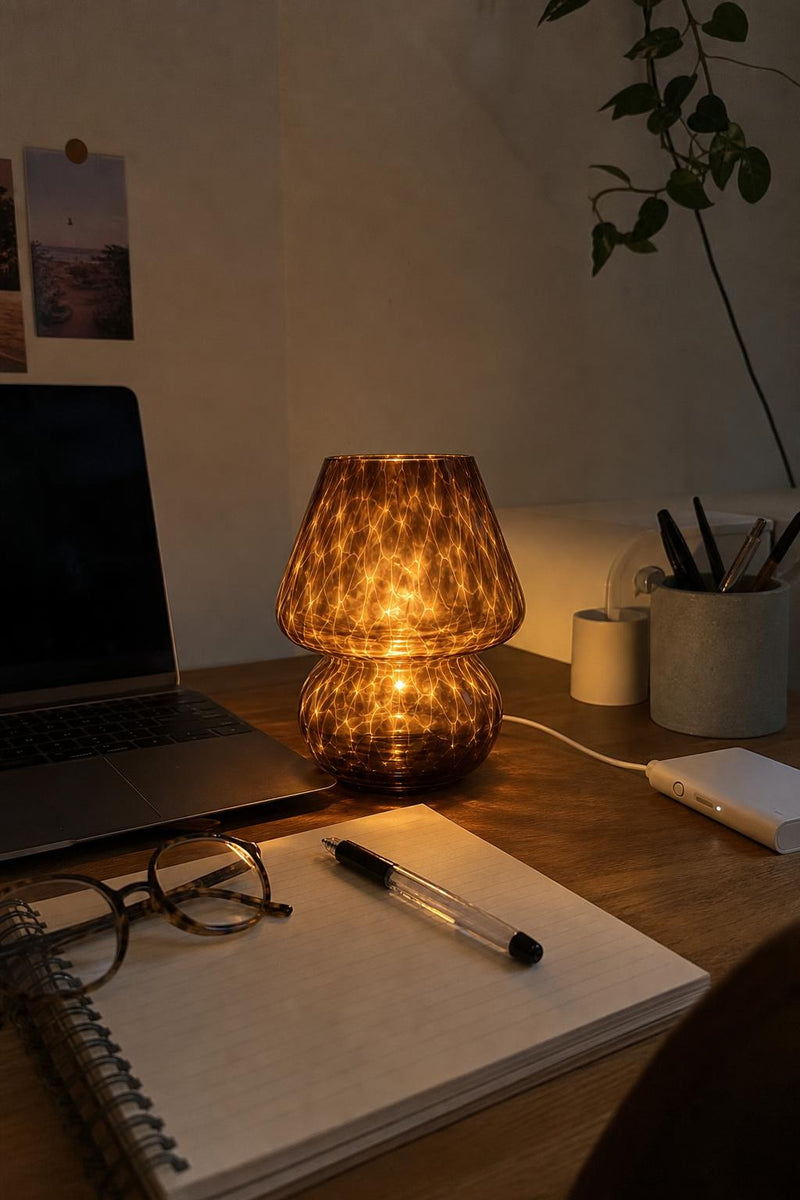 HushGlow™ Glass Table Lamp lifestyle image 4