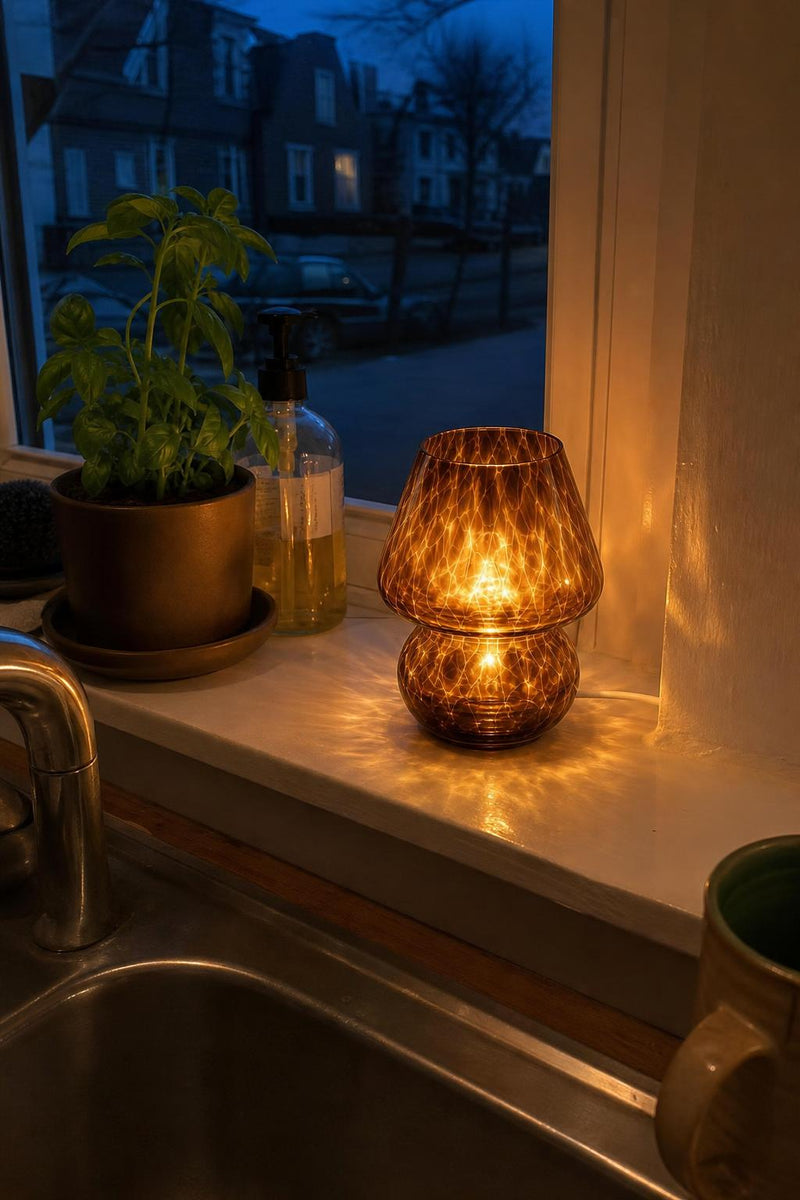 HushGlow™ Glass Table Lamp lifestyle image 5