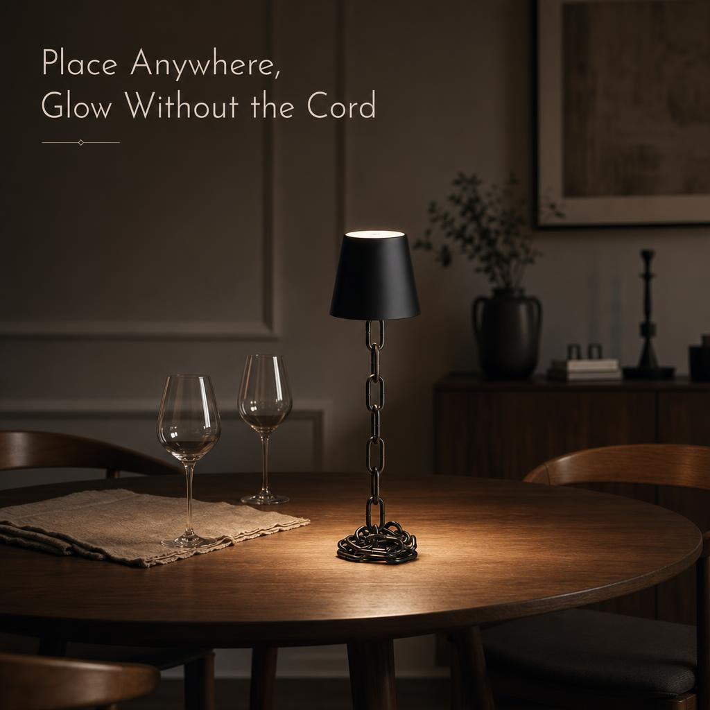 IronRise™ Chain Table Lamp body image 2