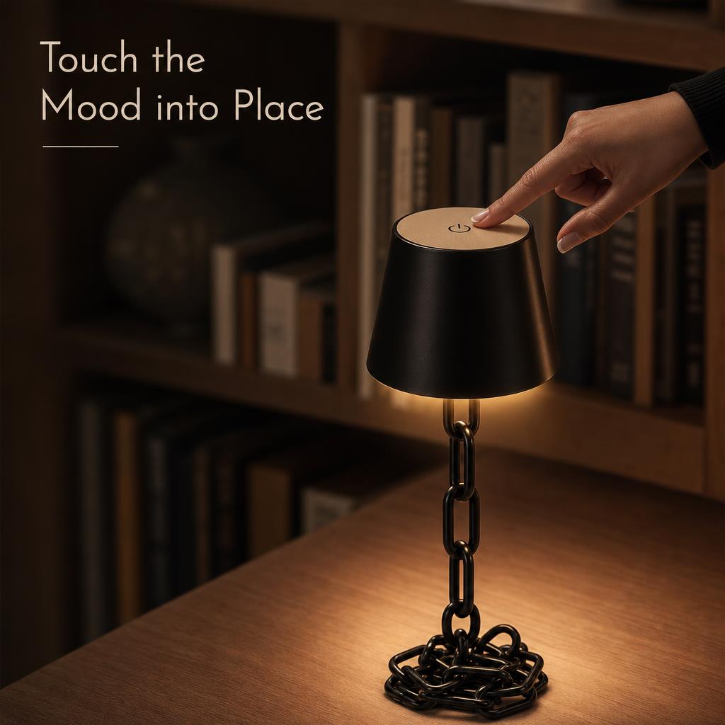 IronRise™ Chain Table Lamp body image 3