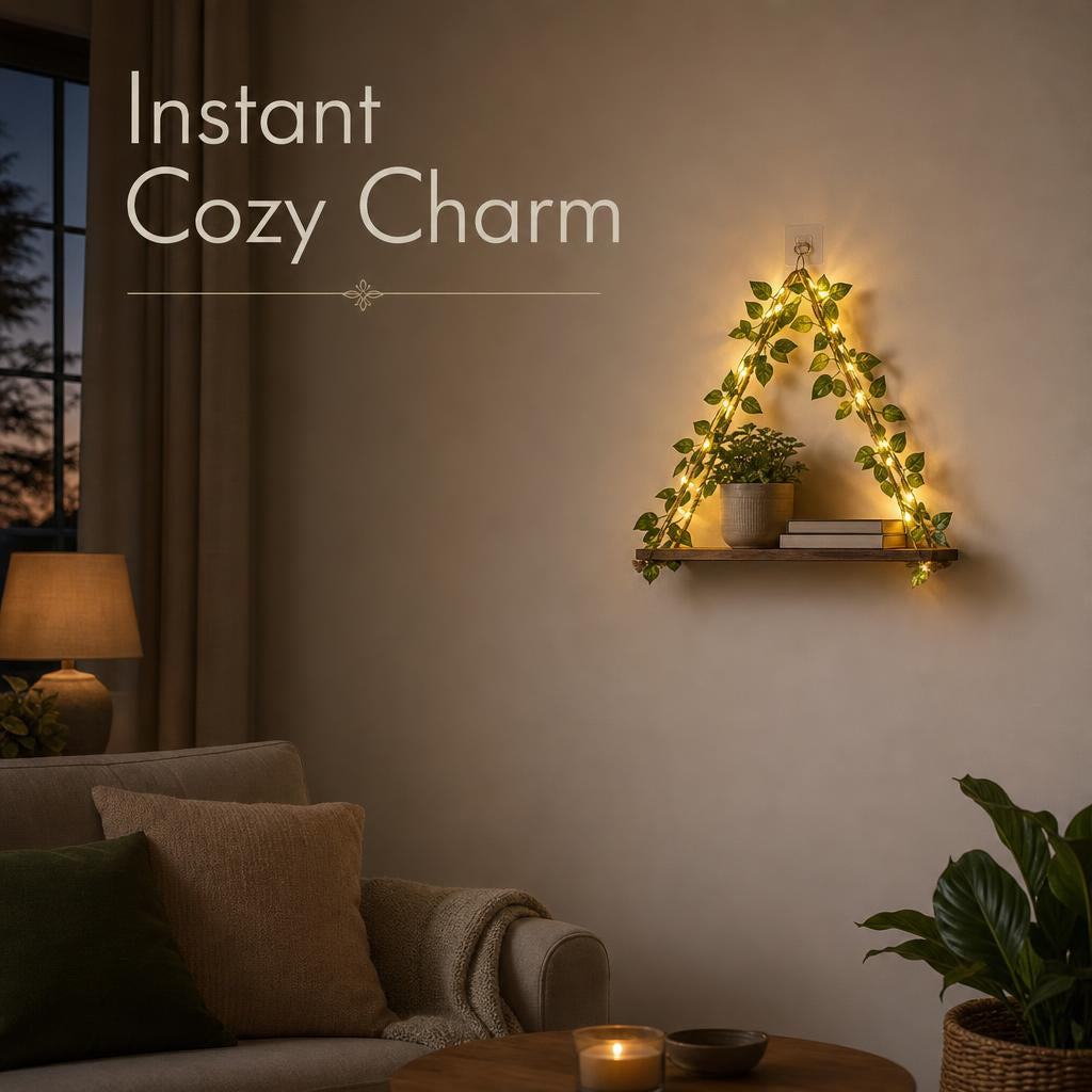 IvyPerch™ Hanging Wall Shelves body image 1