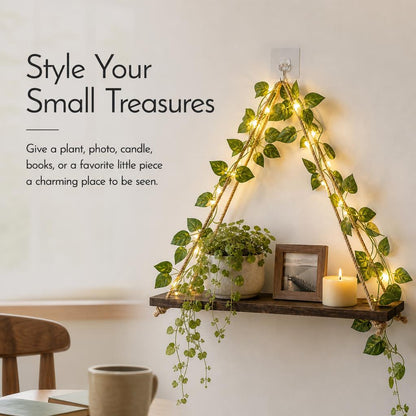 IvyPerch™ Hanging Wall Shelves carousel image 3