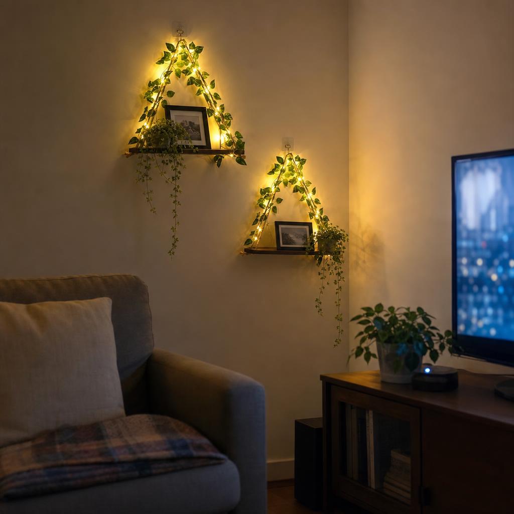 IvyPerch™ Hanging Wall Shelves lifestyle image 5