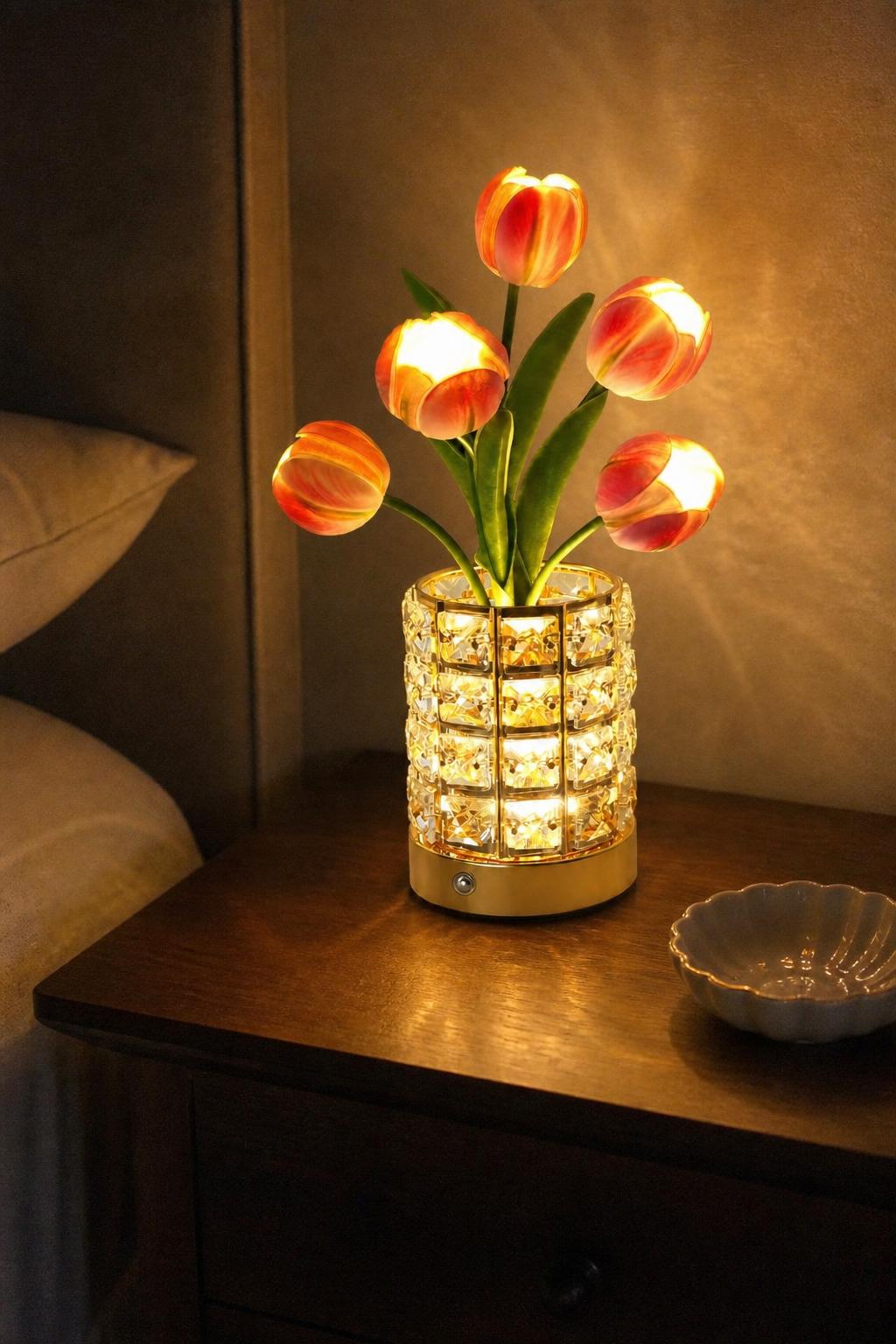 CrystalBloom™ Vase Lamp lifestyle image 1