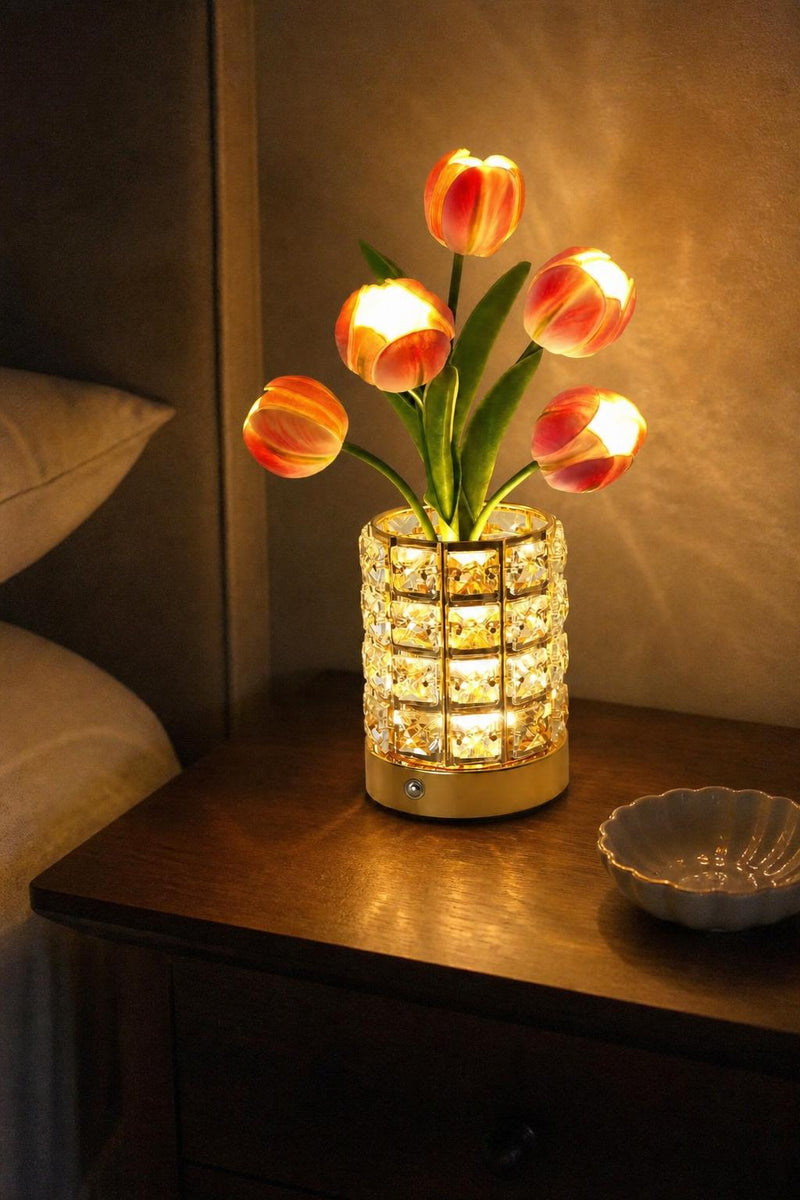 CrystalBloom™ Vase Lamp lifestyle image 1
