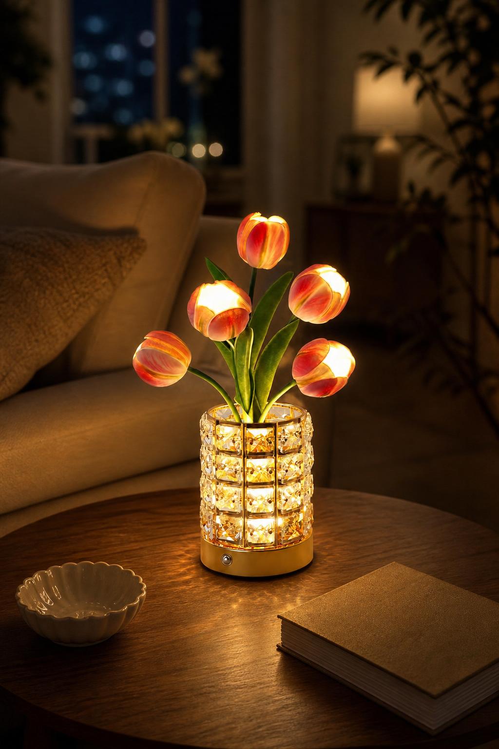 CrystalBloom™ Vase Lamp lifestyle image 2