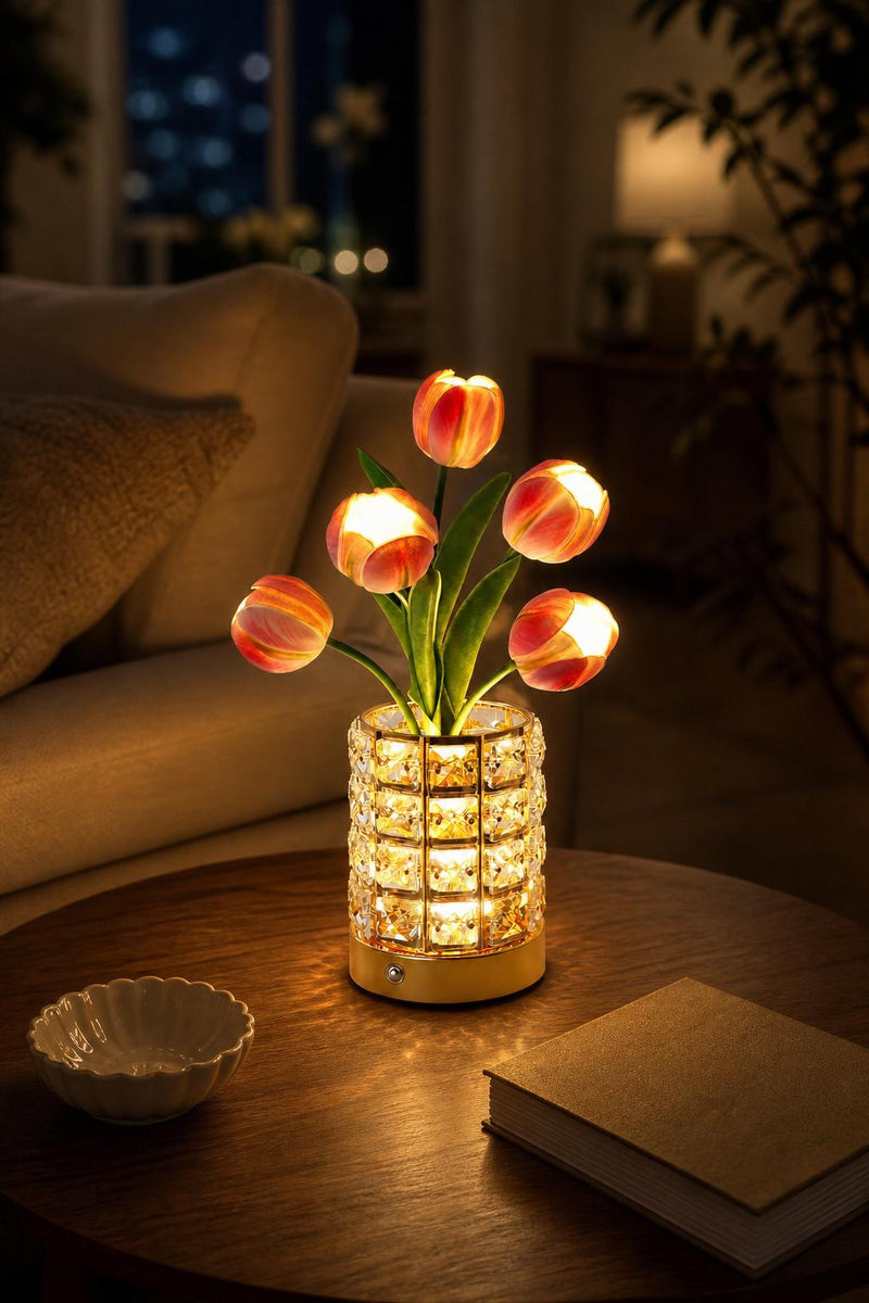 CrystalBloom™ Vase Lamp lifestyle image 2