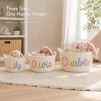 LittleNest™ Personalized Storage Basket carousel image 4