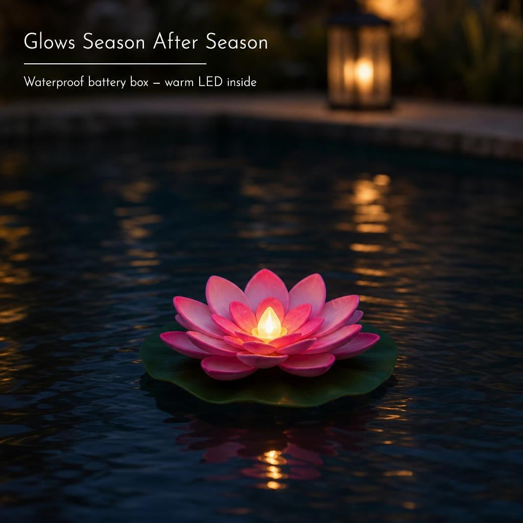 LotusGlow™ Floating Lotus Lights carousel image 5