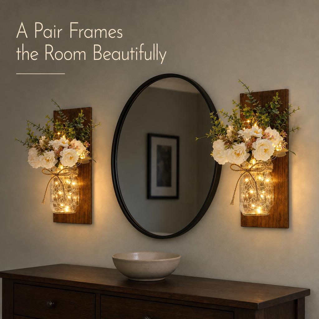 TimberJar™ Mason Jar Wall Sconce body image 2