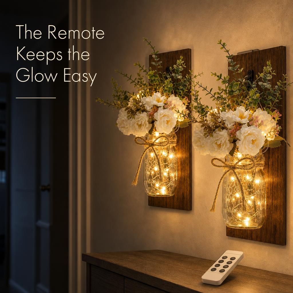 TimberJar™ Mason Jar Wall Sconce body image 3