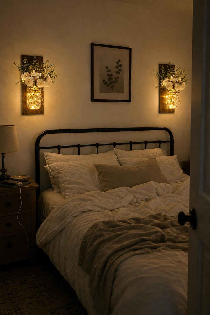 TimberJar™ Mason Jar Wall Sconce lifestyle image 1