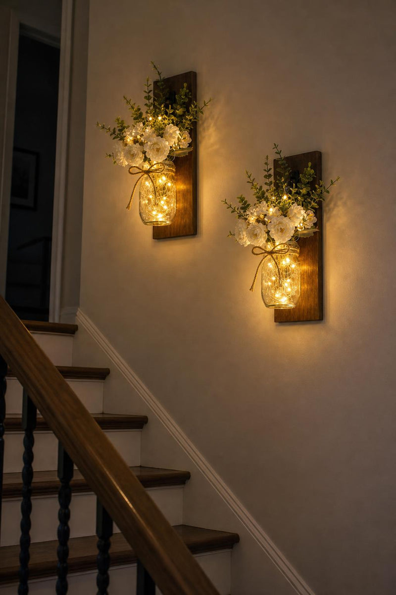 TimberJar™ Mason Jar Wall Sconce lifestyle image 5