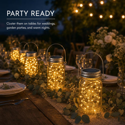 MasonGlow™ Solar Mason Jar Lights carousel image 6