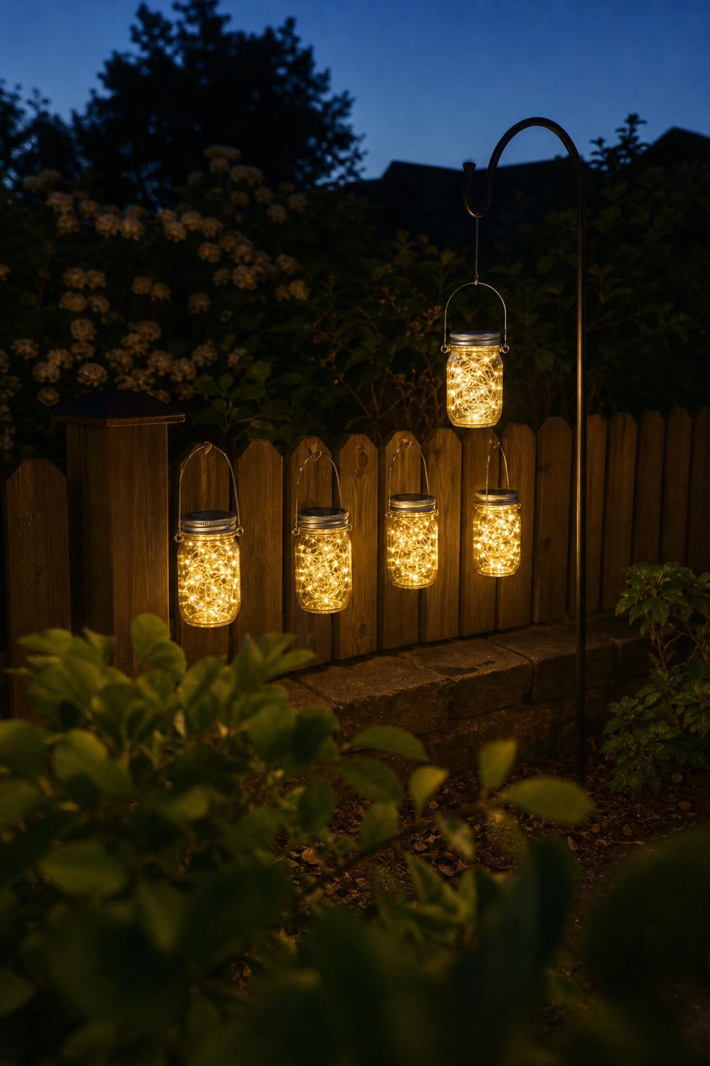 MasonGlow™ Solar Mason Jar Lights lifestyle image 3