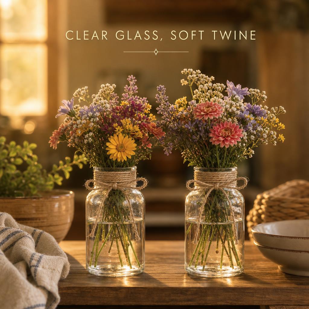 MeadowJar™ Glass Bud Vase Set body image 3