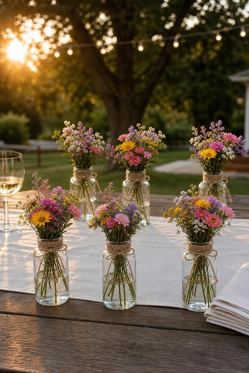 MeadowJar™ Glass Bud Vase Set lifestyle image 1
