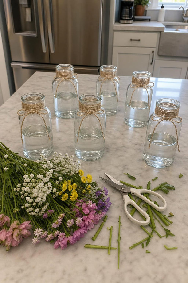 MeadowJar™ Glass Bud Vase Set lifestyle image 5