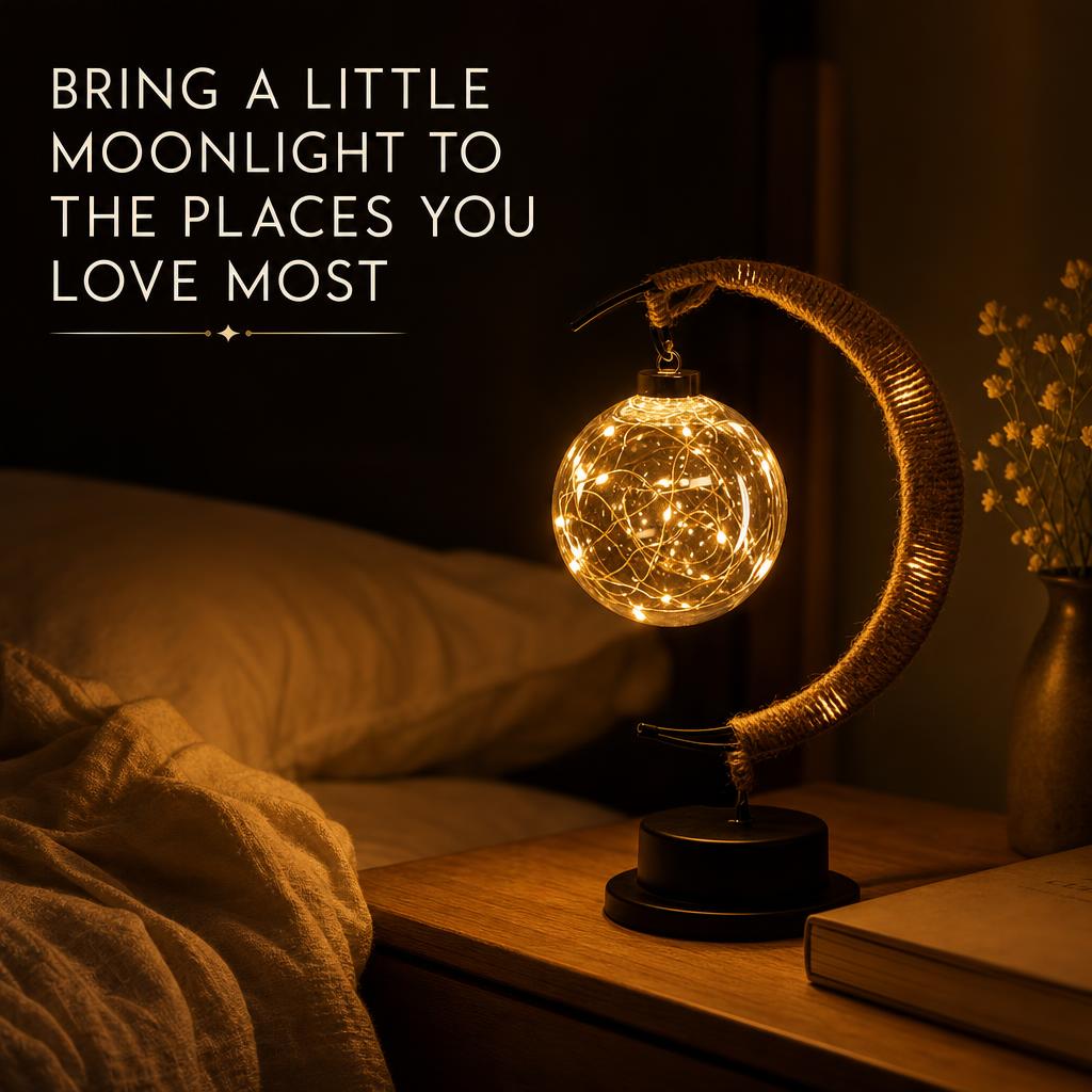 MoonCradle™ Crescent Moon Lamp body image 1