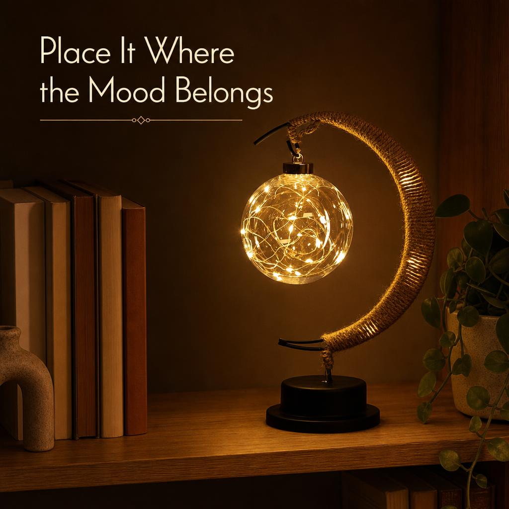 MoonCradle™ Crescent Moon Lamp body image 2