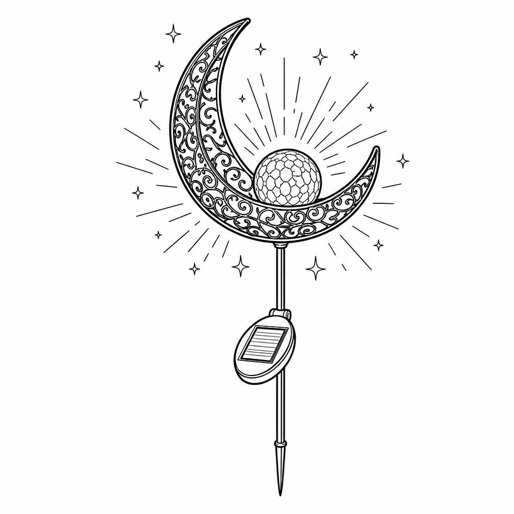 MoonCrest™ Solar Garden Stake Light benefit-icon image 1