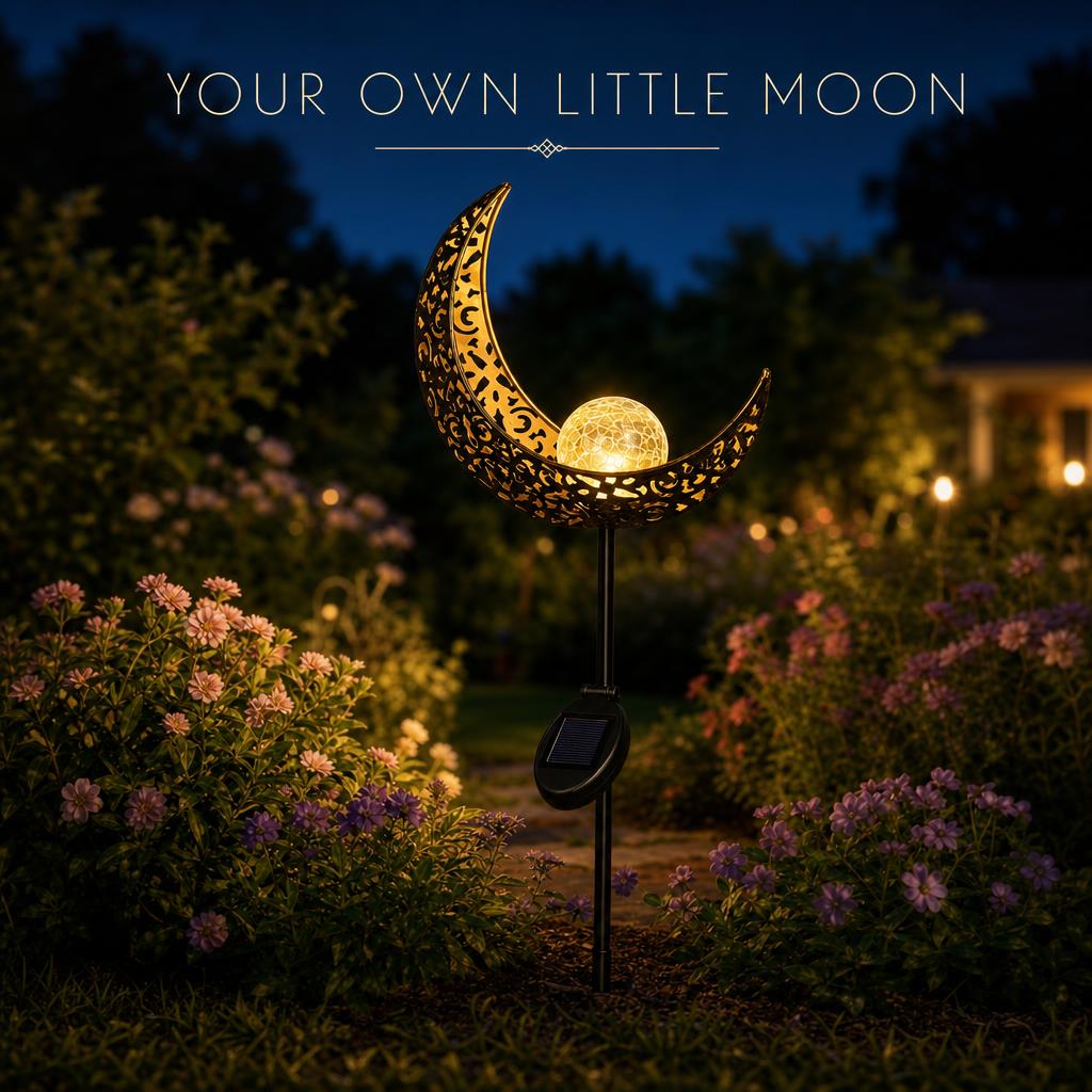 MoonCrest™ Solar Garden Stake Light body image 1