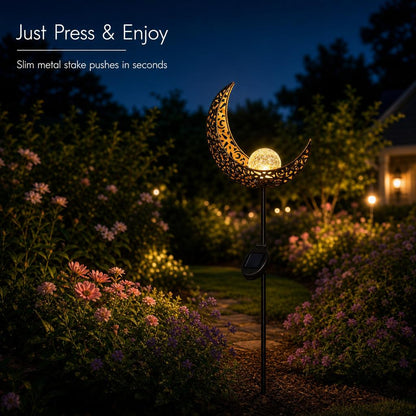 MoonCrest™ Solar Garden Stake Light carousel image 6